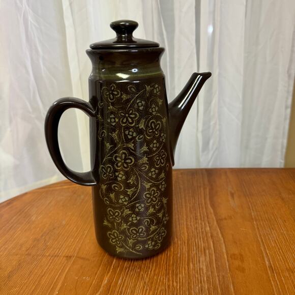 Vintage Franciscan Madeira Pottery/Earthenware Coffee Pot Pitcher - Picture 9 of 10
